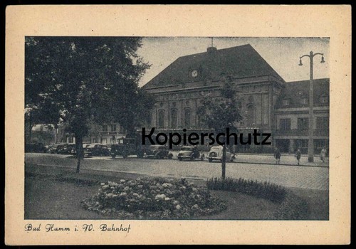 Alte postkarte bad hamm - alte,