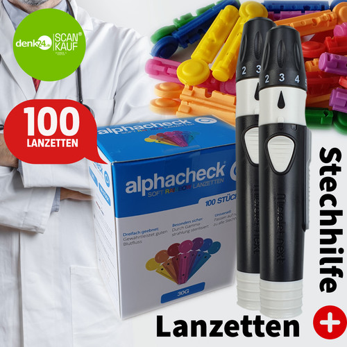 Alphacheck 100 lanzetten - alphacheck,
