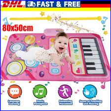 Kinder Musikmatte Spielzeug Ab 1-12 Jahre mit 6 Instrumentenklänge Lernspielzeug