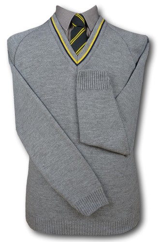 Pullover mit mittelgrauer