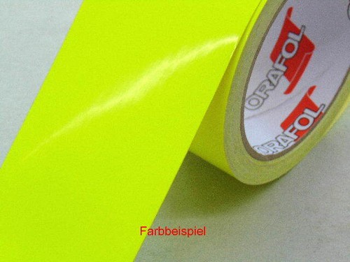 Zierstreifen neon gelb breite - neon,