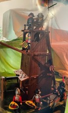Playmobil Ritter-Rambock, Wachturm, Angriffsturm mit 6 Rittern, Pferd, Kleinzeug