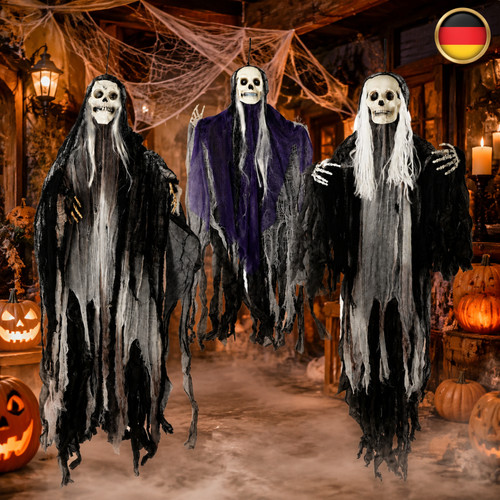 Halloween 3er set hängend - halloween,