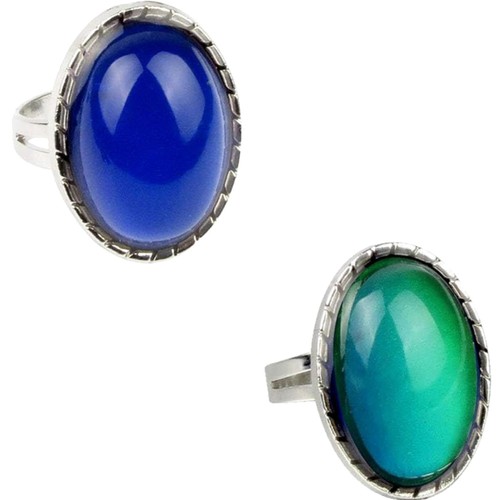 Stimmungsring oval retro - stimmungsring,