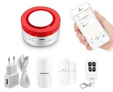 WiFi Sirene Alarmanlage Sicherheitssystem H1 Tuya App Benachrichtigung