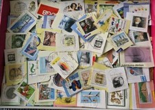 Bund über 2000 Stück Sonderbriefmarken auf Papier , Kiloware, DM, DoNo, Euro