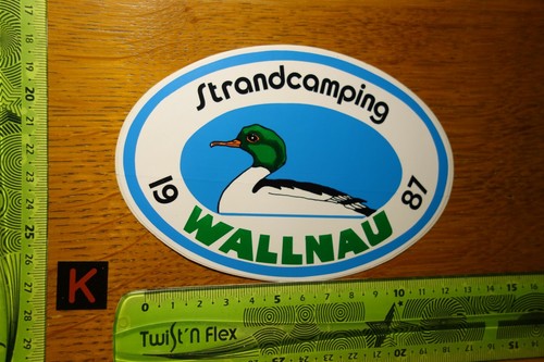 Alter aufkleber camping - aufkleber,
