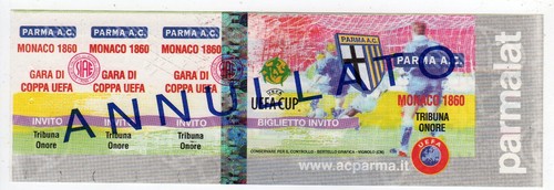 Ticket parma tsv 1860 - parma,