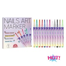 12 Farben Nail Art Stifte Set