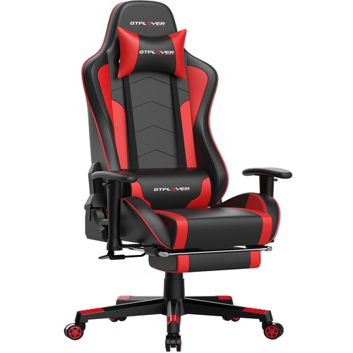 Gaming stuhl mit fußstützen - stuhl,