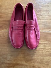 Baldinini Herren Schuhe Loafer Slipper Leder 42 rot