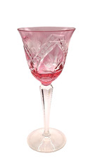 Weinrömer Römer Kelch Überfang Tulpe rosa Bleikristall geschliffen 942