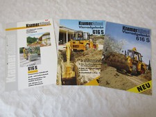 3 Prospekte Kramer Allrad Radlader 616S vierradgelenkt ca1995