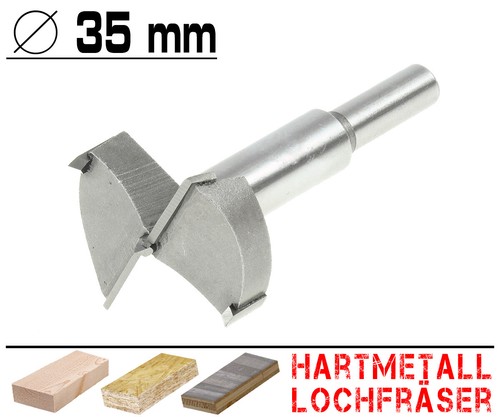 Hartmetall forstnerbohrer - hartmetall, Ø