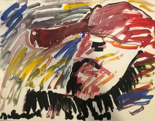 Expressionistisch abstrakt - expressionistisch,