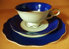 Sammeltasse / Sammelgedeck 3-tlg. / Kaffeegedeck Heinrich & Co./Selb, Porzellan