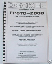 Ersatzteilplan Fräsmaschine Deckel FP5TC 2808