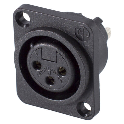 Neutrik xlr versilberte pol - neutrik, 3-pol