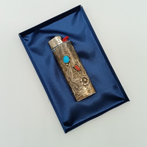 Vintage navajo feuerzeughülle - vintage,