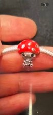 925 Silber Fliegenpilz Charm