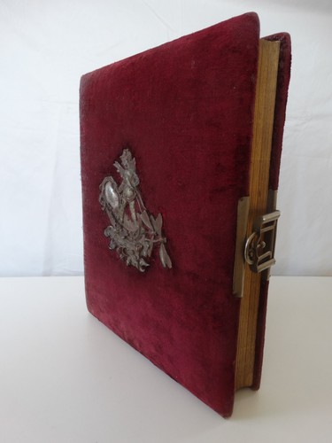 Historisches fotoalbum aus der - aus,