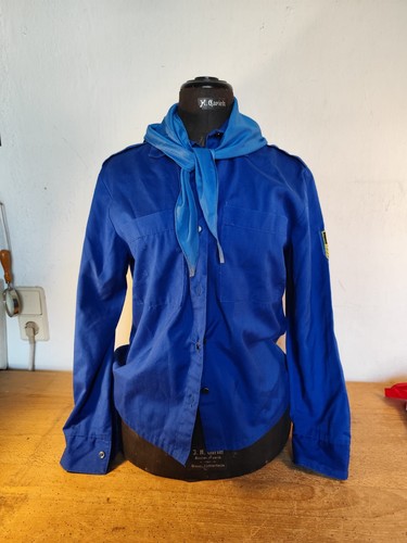 Fdj bluse hemd halstuch ddr - bluse,