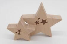 Holzdeko Stern Erle 10 cm