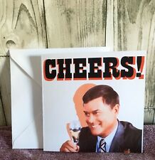 Lustige Geburtstagskarte Dallas TV-Show J.R. Ewing - Jockey Ewing - Larry Hagman