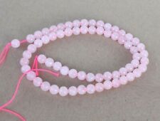 6 mm Rosenquarz  Edelstein Strang ,  38-39 cm,  ,,,,,,( DKL-33 )