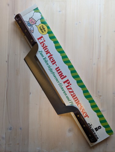 Eismann pizza und - und, tortenmesser