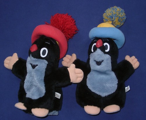 Handpuppen maulwurf pauli - x,