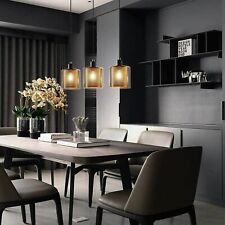 ZMH Vintage 3 Flammig Pendelleuchte Flur Nicht Dimmbar Schlafzimmerlampe E14