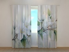 Fotogardine Jasmin gemalt