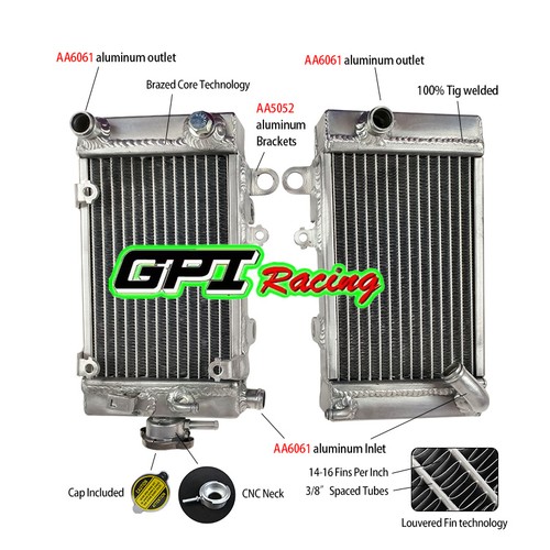 Aluminum radiator for honda - radiator,