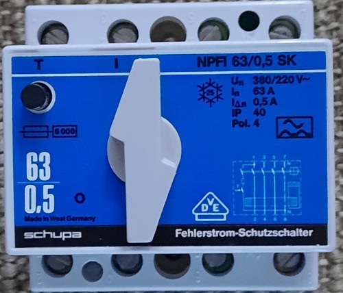 Schupa 0 5 - fi, 63/0,5