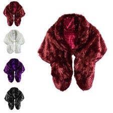 Damen Kunstfell Braut Hochzeit