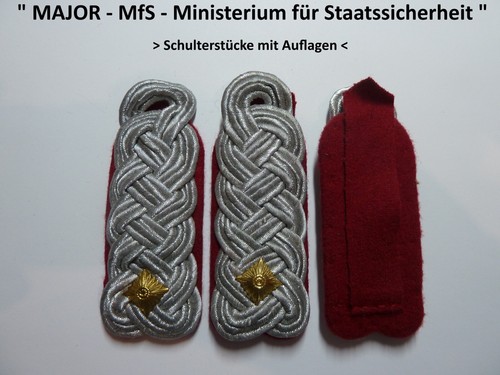 Mfs major schulterstücke - mfs,