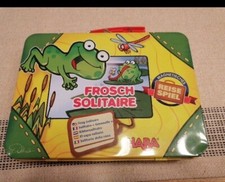 Haba Magnetspiel Frosch Solitaire Reisespiel wie NEU 