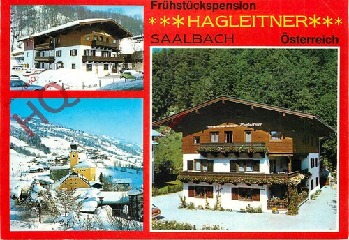 Ansichtskarte saalbach - ansichtskarte,