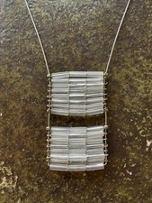 Murano Collier Kette Halskette Glas Handgefertigt (signiert)