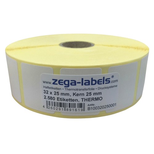 Thermo etiketten rolle 32 - rolle,