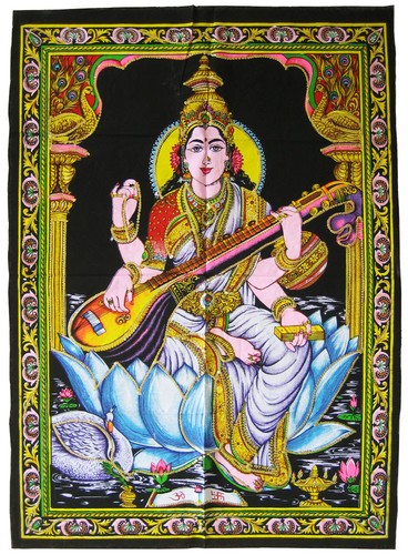Saraswati bharati wandbehang - saraswati,