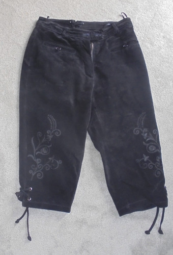 Lederhose kniebundhose damen - ,