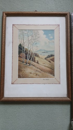 Gemälde aquarell rahmen - gemälde,
