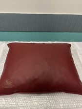 Centaur Lederkissen 50x40cm in Weinrot - handgefertigtes Echtleder Sofakissen