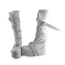 weiß punk gothic lolita damen