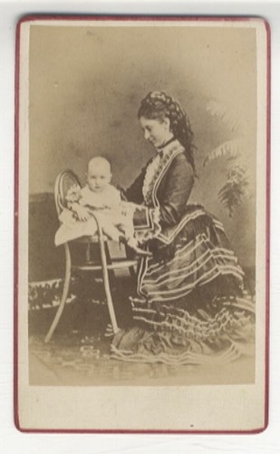Cdv portrait kronprinzessin - portrait,