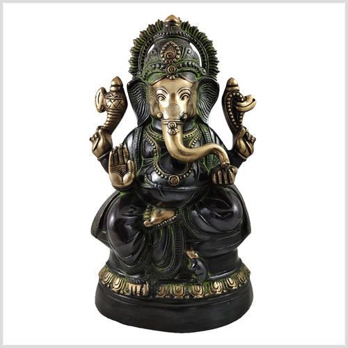 Ganesha xxl messing - ganesha,
