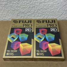 2x FUJI SE-180 Super VHS PRO /