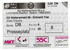 Ticket sg wattenscheid - 3.,